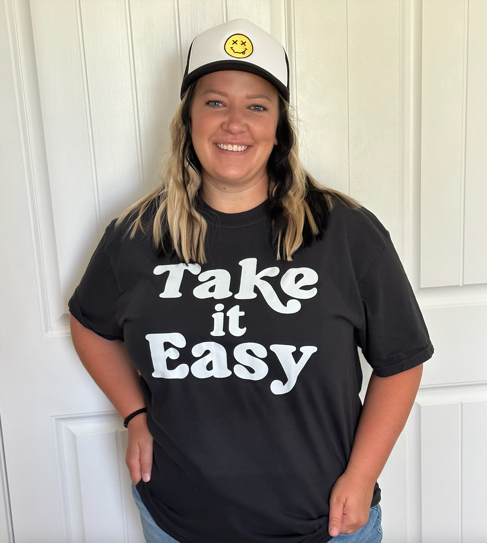 Take It Easy - SHORT SLEEVE COMFORT COLORS Little Mama Shirt Shop