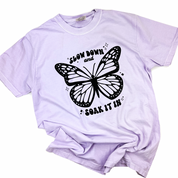 Orchid Comfort Colors® - Slow Down and Soak It In Little Mama Shirt Shop