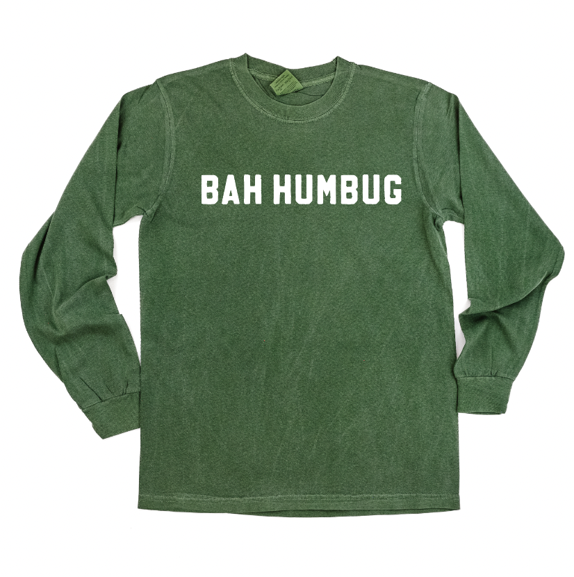 Bah Humbug - LONG SLEEVE Comfort Colors Tee Little Mama Shirt Shop