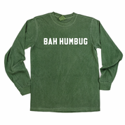 Bah Humbug - LONG SLEEVE Comfort Colors Tee Little Mama Shirt Shop