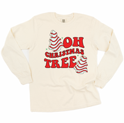 Oh Christmas Tree - LONG SLEEVE Comfort Colors Tee Little Mama Shirt Shop