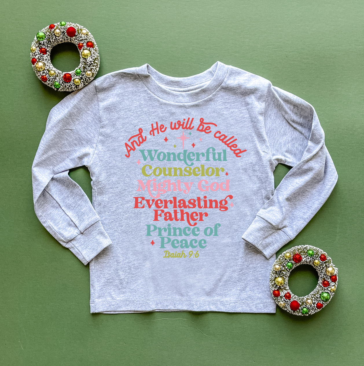 And He Will Be Called...Prince Of Peace - Child LONG SLEEVE Tee Little Mama Shirt Shop