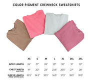 Embroidered/Printed PIGMENT Crewneck (center & fb) - Lover / Swear To Be Overdramatic And True Little Mama Shirt Shop LLC