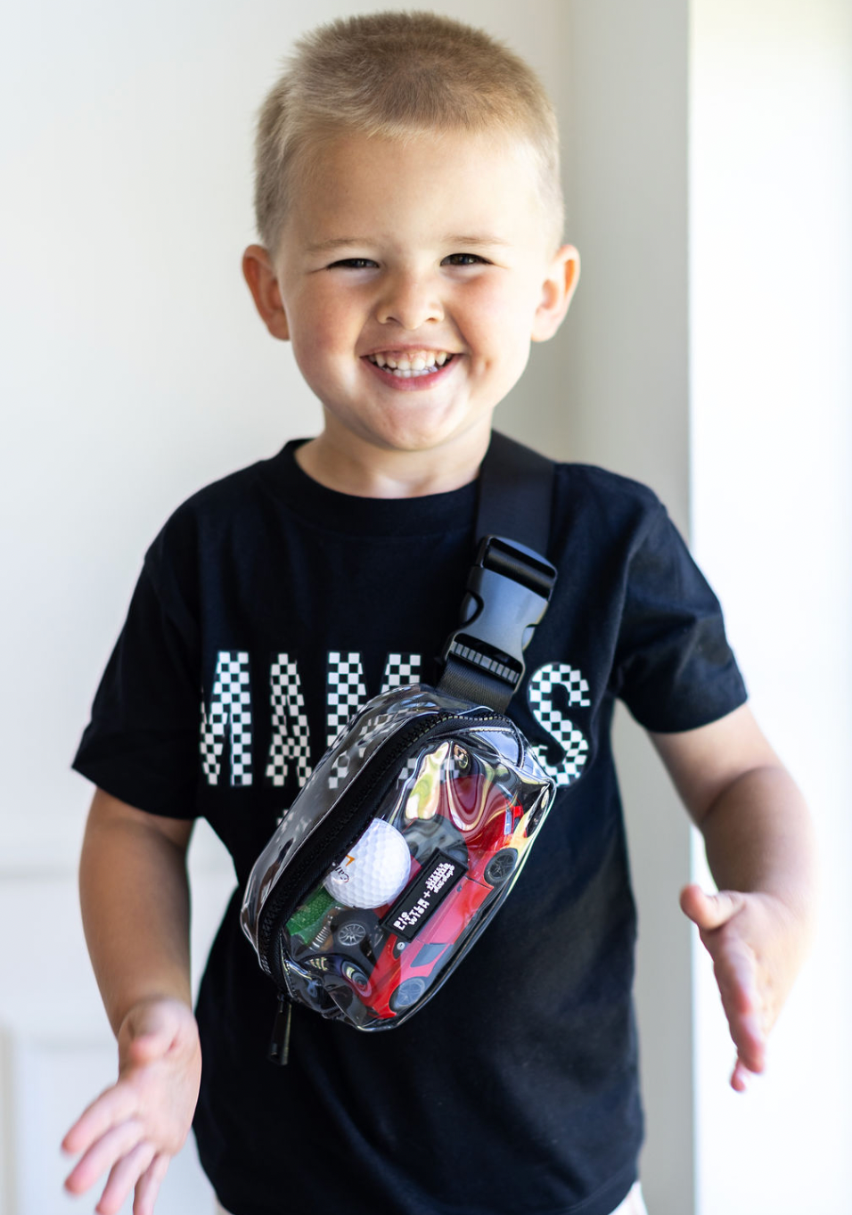 LMSS x Big Little Wish - Child Size Clear Fanny Pack Little Mama Shirt Shop LLC