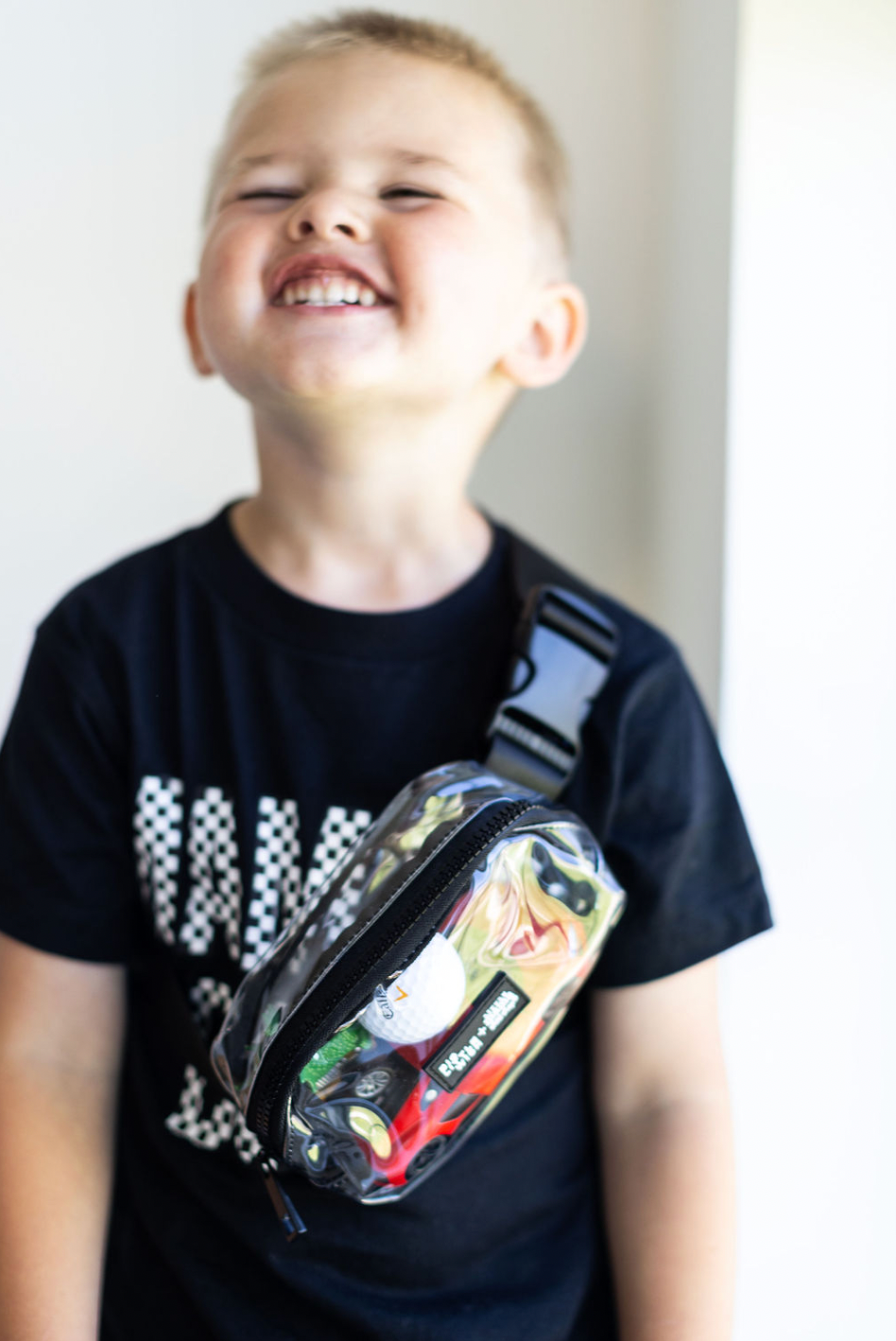 LMSS x Big Little Wish - Child Size Clear Fanny Pack Little Mama Shirt Shop LLC