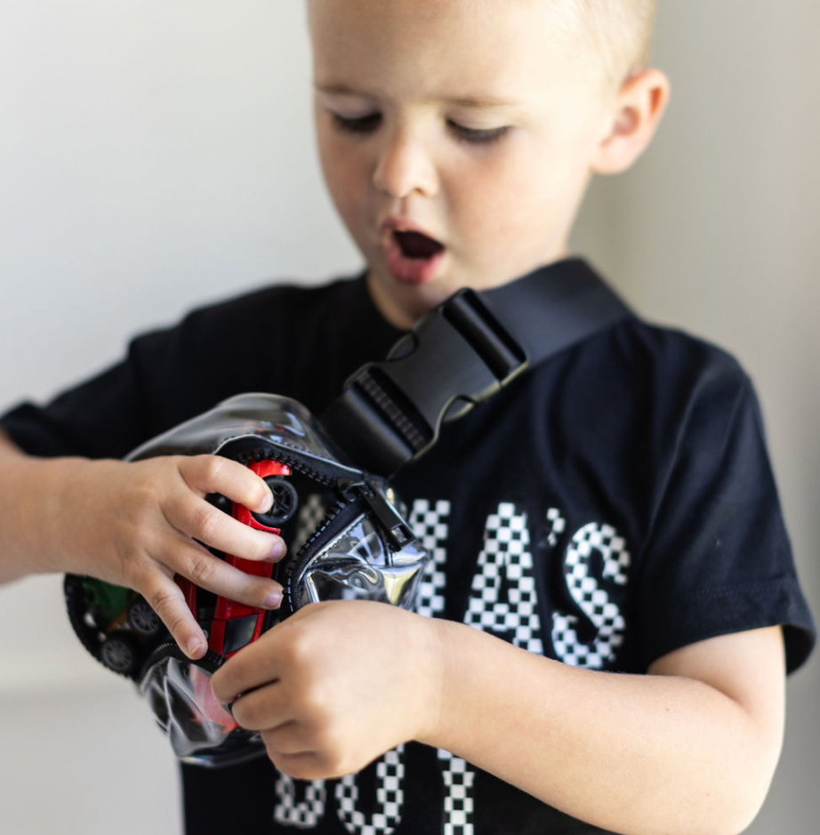 LMSS x Big Little Wish - Child Size Clear Fanny Pack Little Mama Shirt Shop LLC