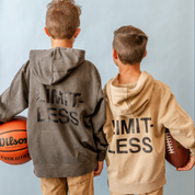 BUILT BRAVE HOODIE - Embroidered/Printed Youth Pigment Little Mama Shirt Shop LLC