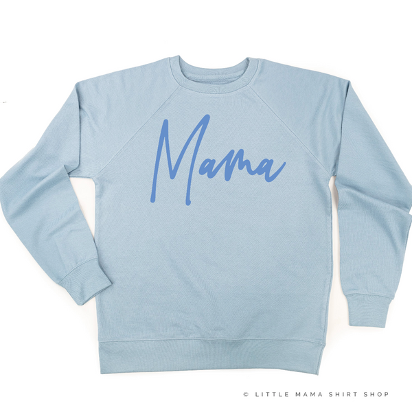 Mama - Signature (Blue Design) - Lightweight Pullover Sweater
