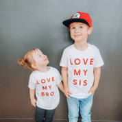 Love My Bro - Child Tee Little Mama Shirt Shop