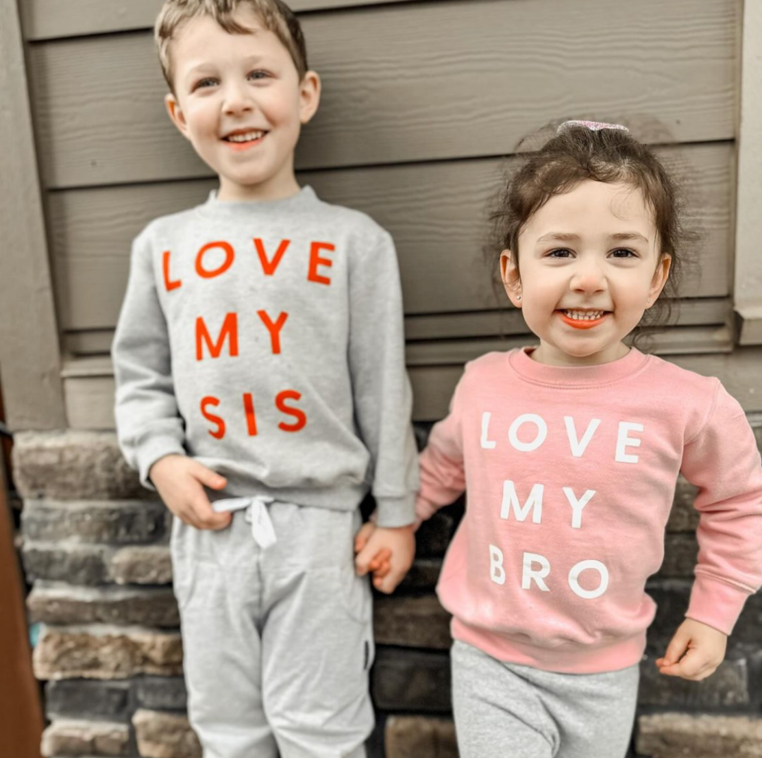 Love My Sis - Child Sweater Little Mama Shirt Shop