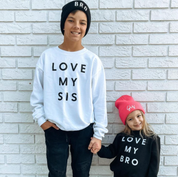 Love My Bro - Child Sweater Little Mama Shirt Shop