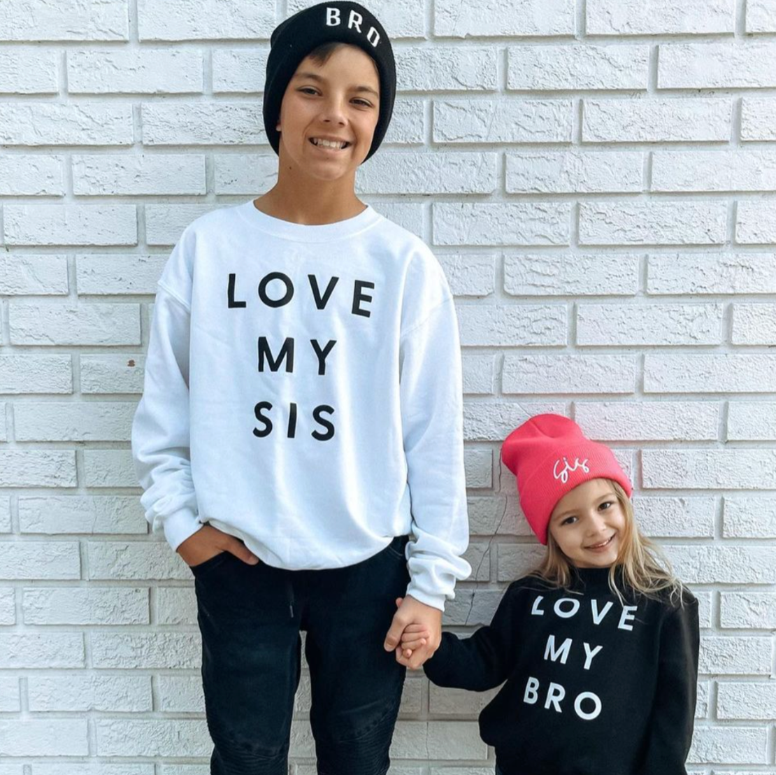 Love My Sis - Child Sweater Little Mama Shirt Shop