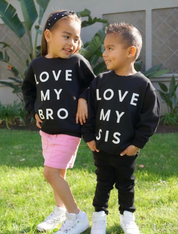 Love My Bro - Child Sweater Little Mama Shirt Shop