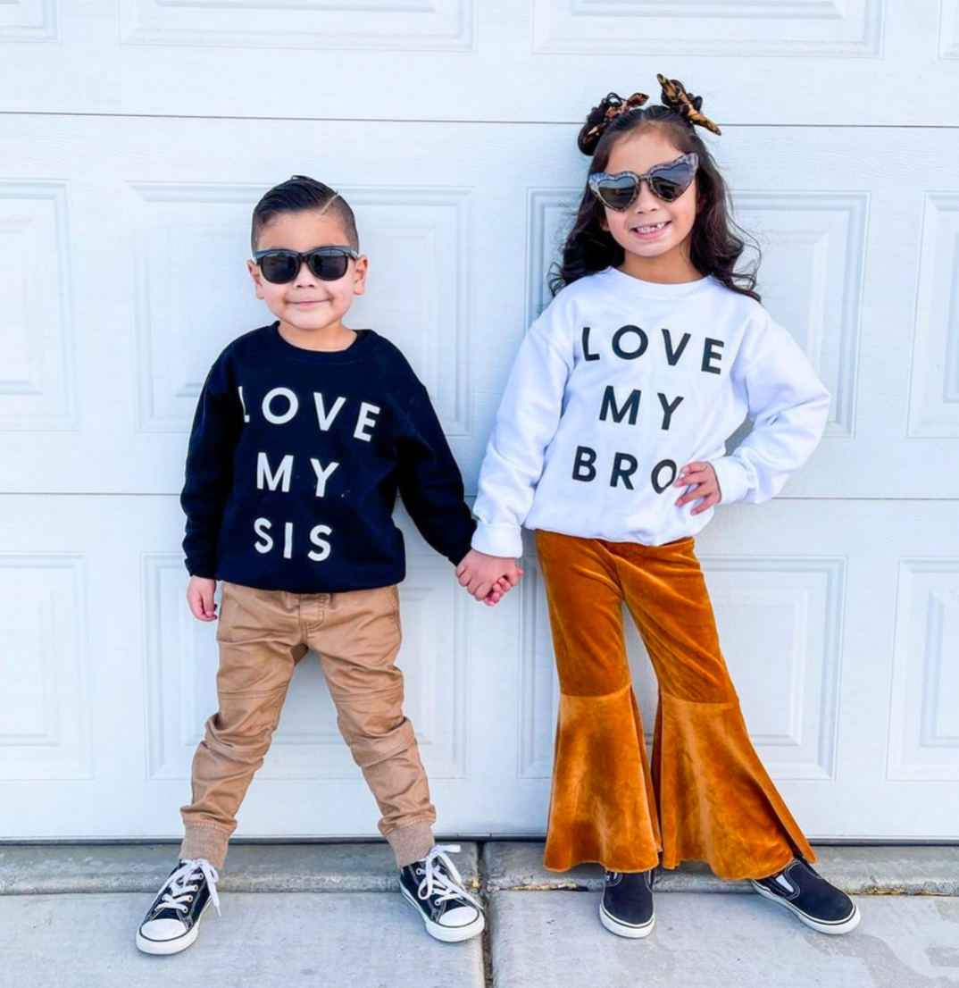 Love My Sis - Child Sweater Little Mama Shirt Shop