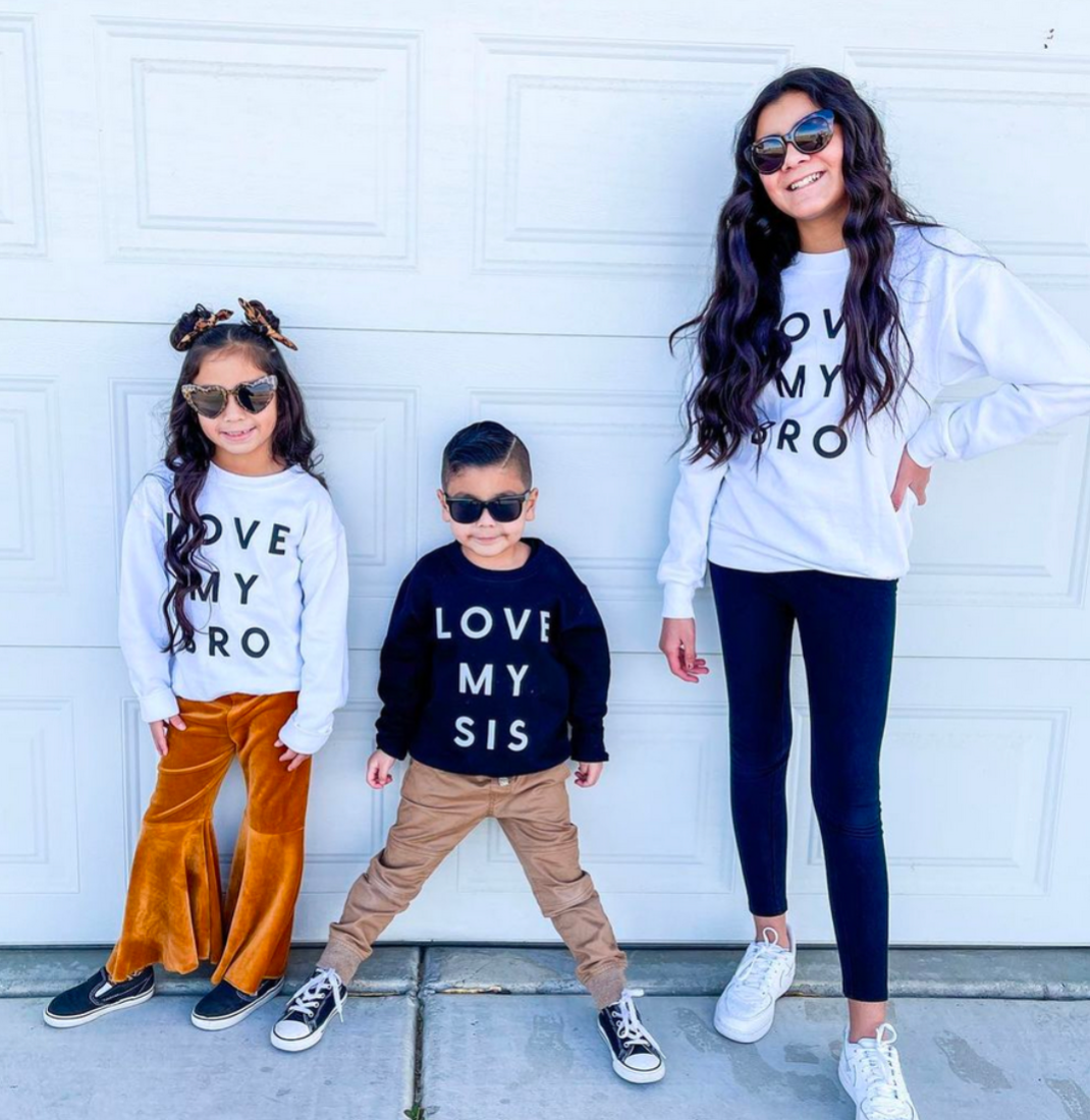 Love My Sis - Child Sweater Little Mama Shirt Shop
