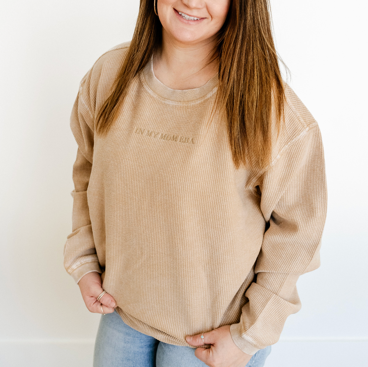 ✨ IN MY MOM ERA™ ✨ - Corded Sweatshirt Little Mama Shirt Shop LLC