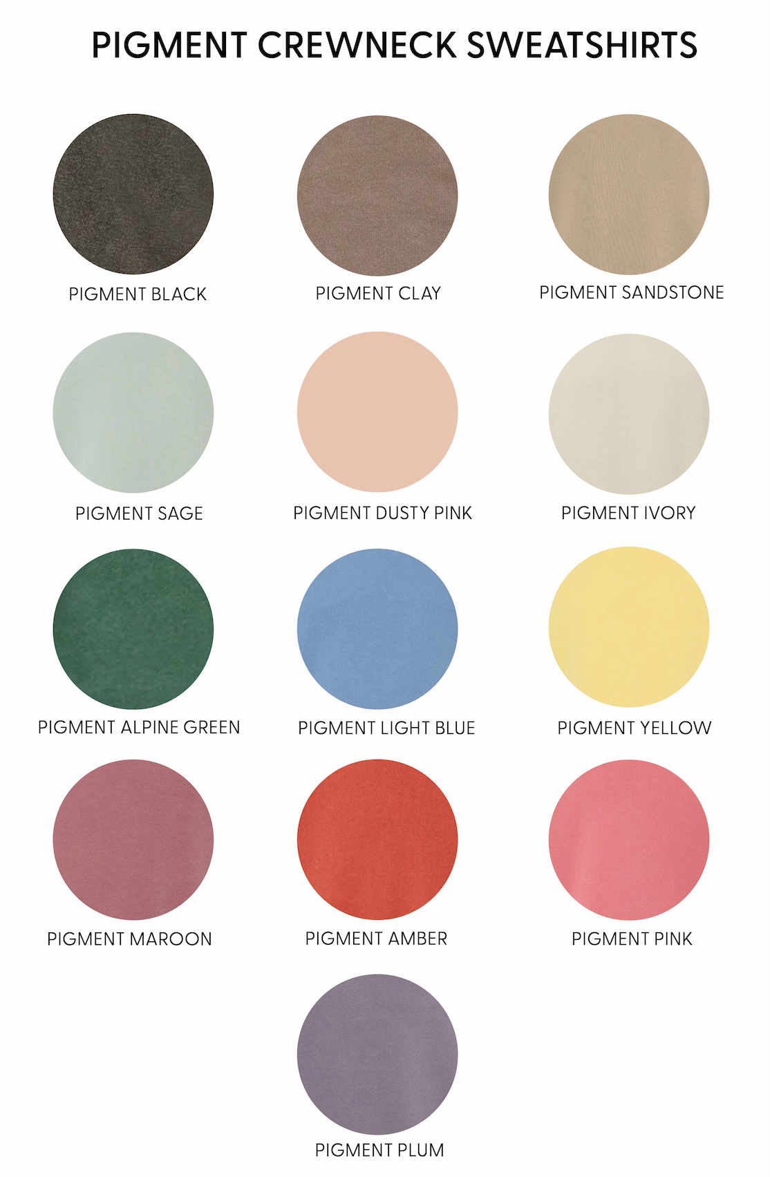 Embroidered PIGMENT Crewneck - Tone on Tone - Merry (Outline) Little Mama Shirt Shop LLC