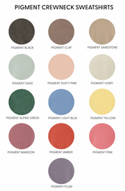 Embroidered PIGMENT Crewneck - Floral Merry Little Mama Shirt Shop LLC