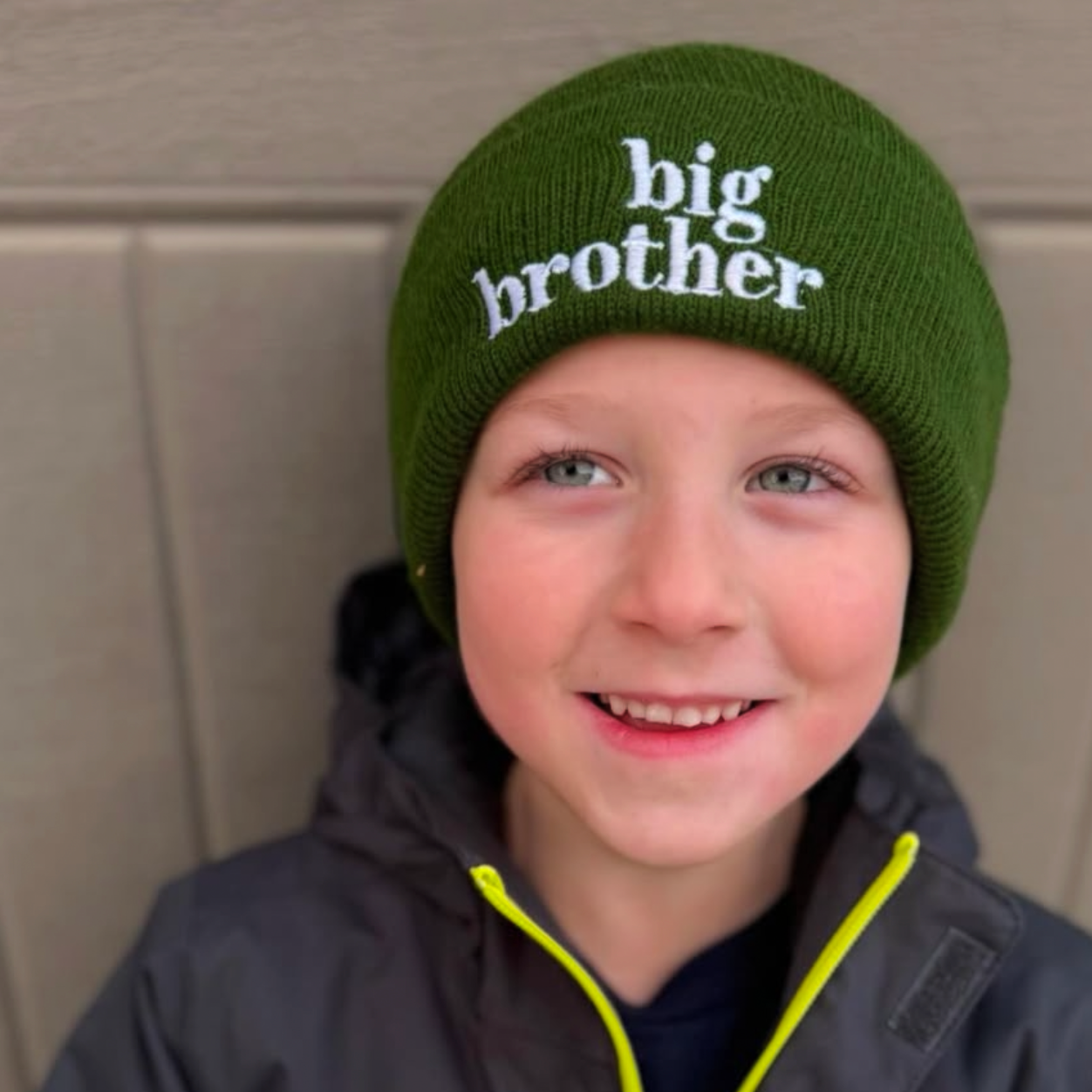 Big Brother - (Multiple Color Options) - Child Beanie Little Mama Shirt Shop LLC