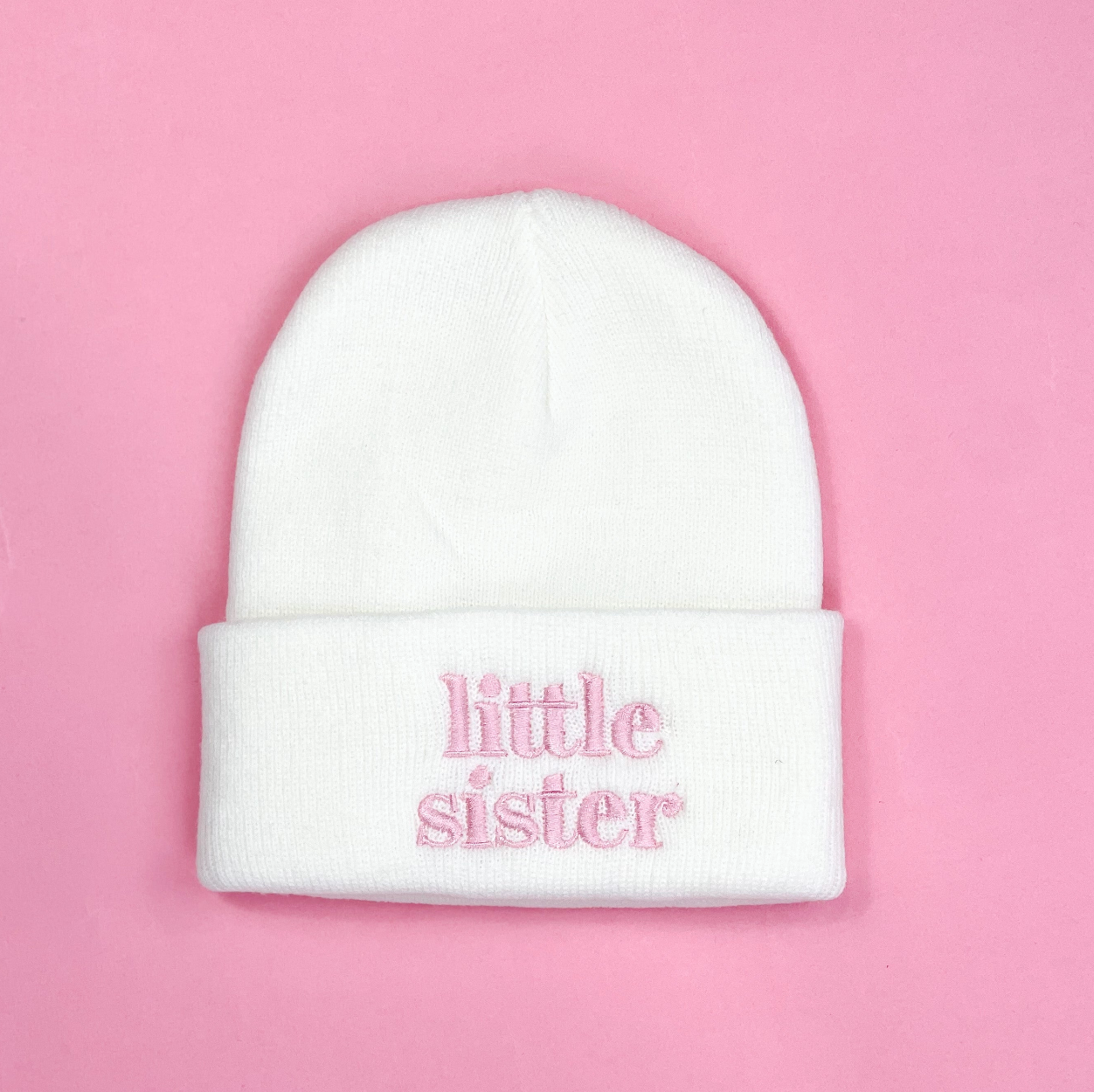 Child Beanie - Little Sister Little Mama Shirt Shop LLC