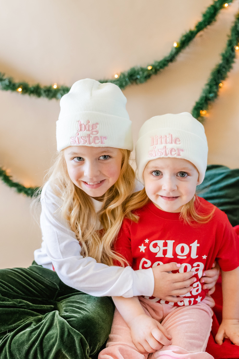 Child Beanie - Little Sister Little Mama Shirt Shop LLC