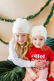 Child Beanie - Little Sister Little Mama Shirt Shop LLC