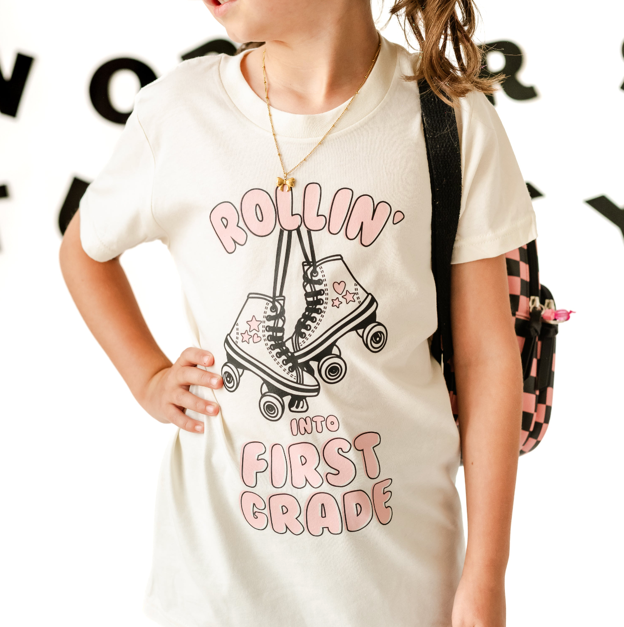 Rollerskates - Rollin' Into (Choose Your Grade) - Child Tee Little Mama Shirt Shop