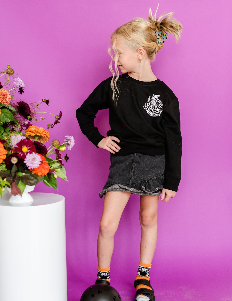 The Official Spooky ______ Club - (Choose Your Club) - Child Sweater Little Mama Shirt Shop