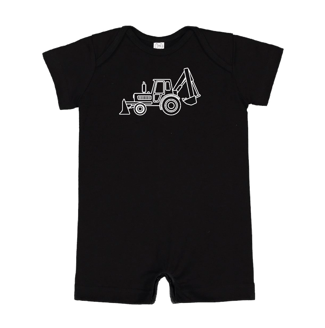 Trucks N' Things Minimalist Design - (Choose Your Vehicle) - Shorts Romper Little Mama Shirt Shop