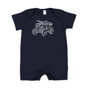 Trucks N' Things Minimalist Design - (Choose Your Vehicle) - Shorts Romper Little Mama Shirt Shop