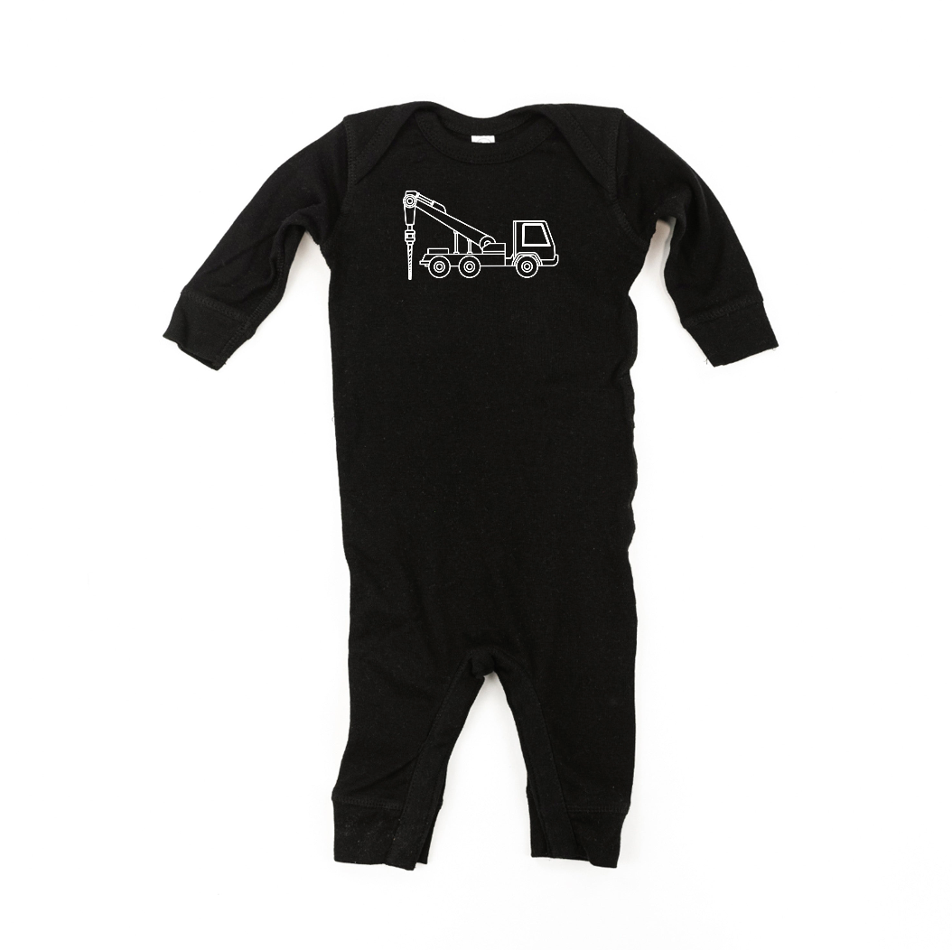 Trucks N' Things Minimalist Design - (Choose Your Vehicle) - Baby Sleeper Little Mama Shirt Shop