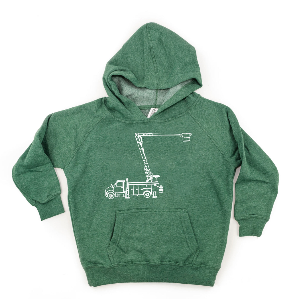 Trucks N' Things Minimalist Design - (Choose Your Vehicle) - Child Hoodie Little Mama Shirt Shop LLC