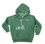 Trucks N' Things Minimalist Design - (Choose Your Vehicle) - Child Hoodie Little Mama Shirt Shop LLC