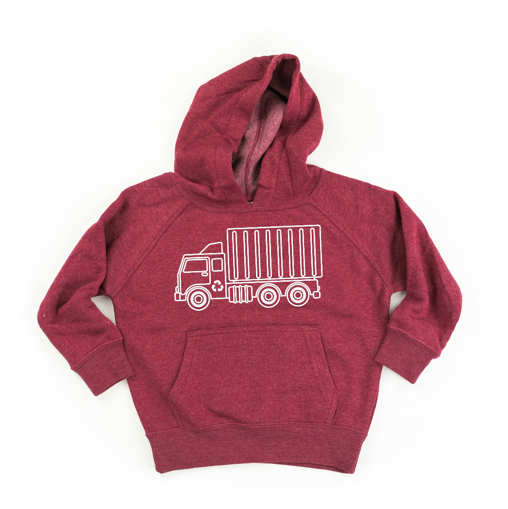Trucks N' Things Minimalist Design - (Choose Your Vehicle) - Child Hoodie Little Mama Shirt Shop LLC