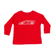 Trucks N' Things Minimalist Design - (Choose Your Vehicle) - Child Long Sleeve Tee Little Mama Shirt Shop