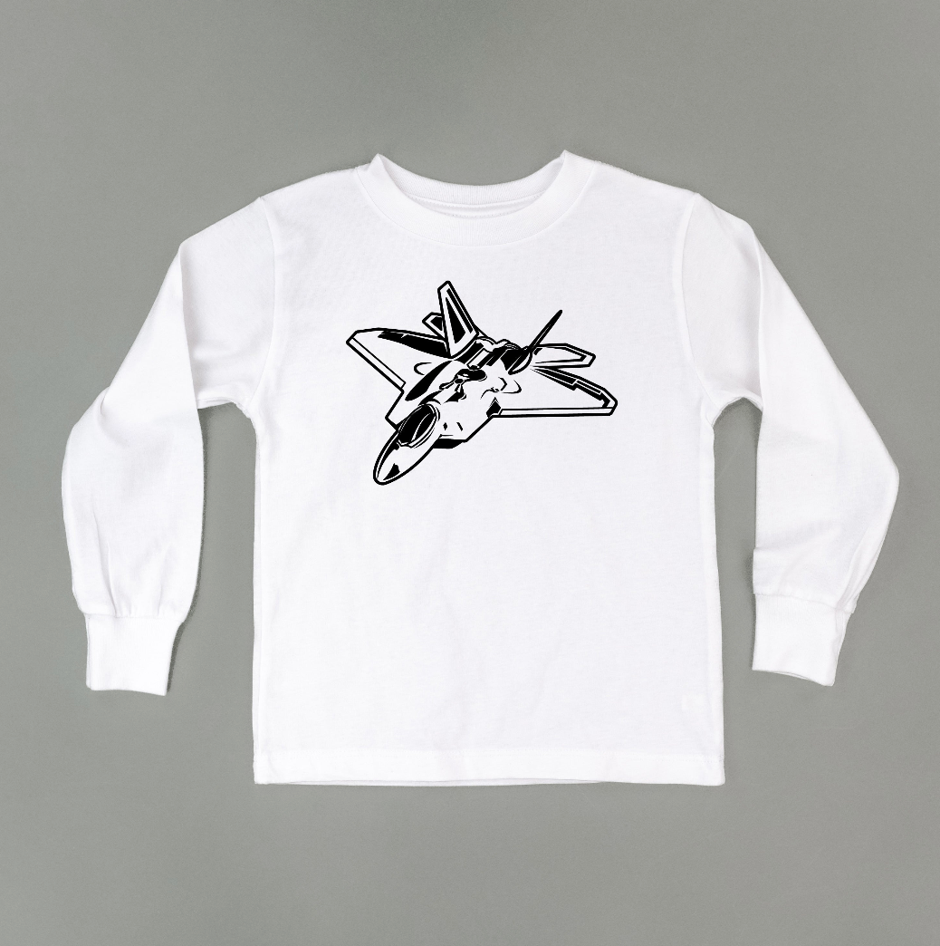 Trucks N' Things Minimalist Design - (Choose Your Vehicle) - Child Long Sleeve Tee Little Mama Shirt Shop