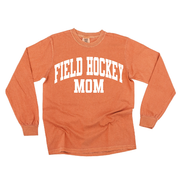 Varsity Style - Sports Moms - (Choose Your Sport) - Long Sleeve Comfort Colors Tee Little Mama Shirt Shop