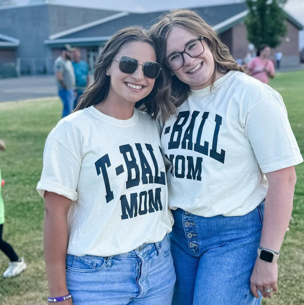 Varsity Style - Sports Moms - (Choose Your Sport) - Comfort Colors Tee Little Mama Shirt Shop