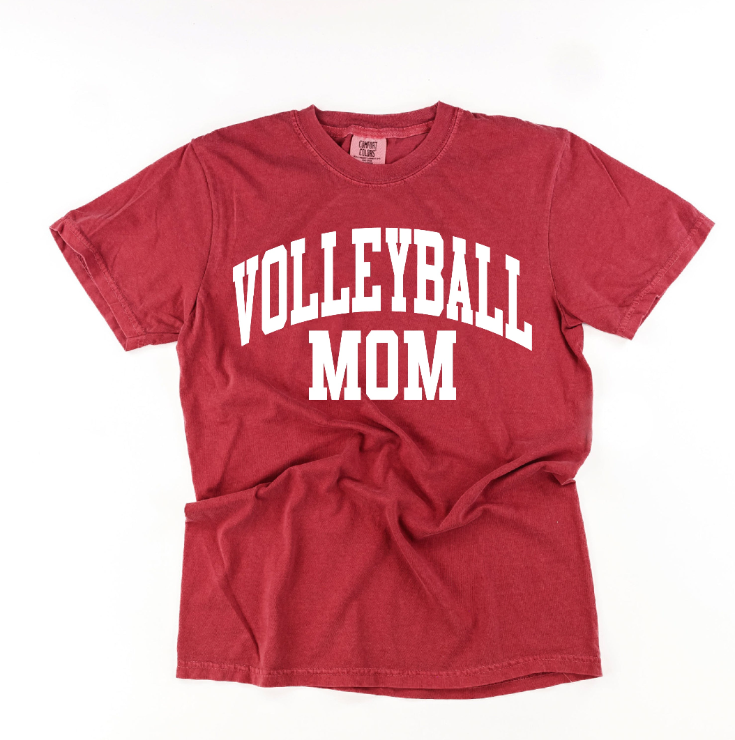 Varsity Style - Sports Moms - (Choose Your Sport) - Comfort Colors Tee Little Mama Shirt Shop