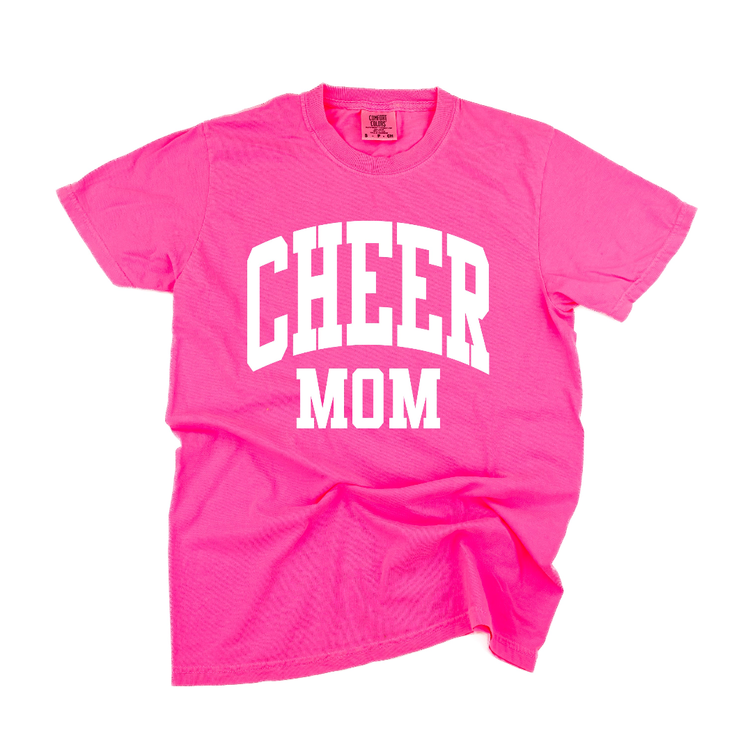 Varsity Style - Sports Moms - (Choose Your Sport) - Comfort Colors Tee Little Mama Shirt Shop