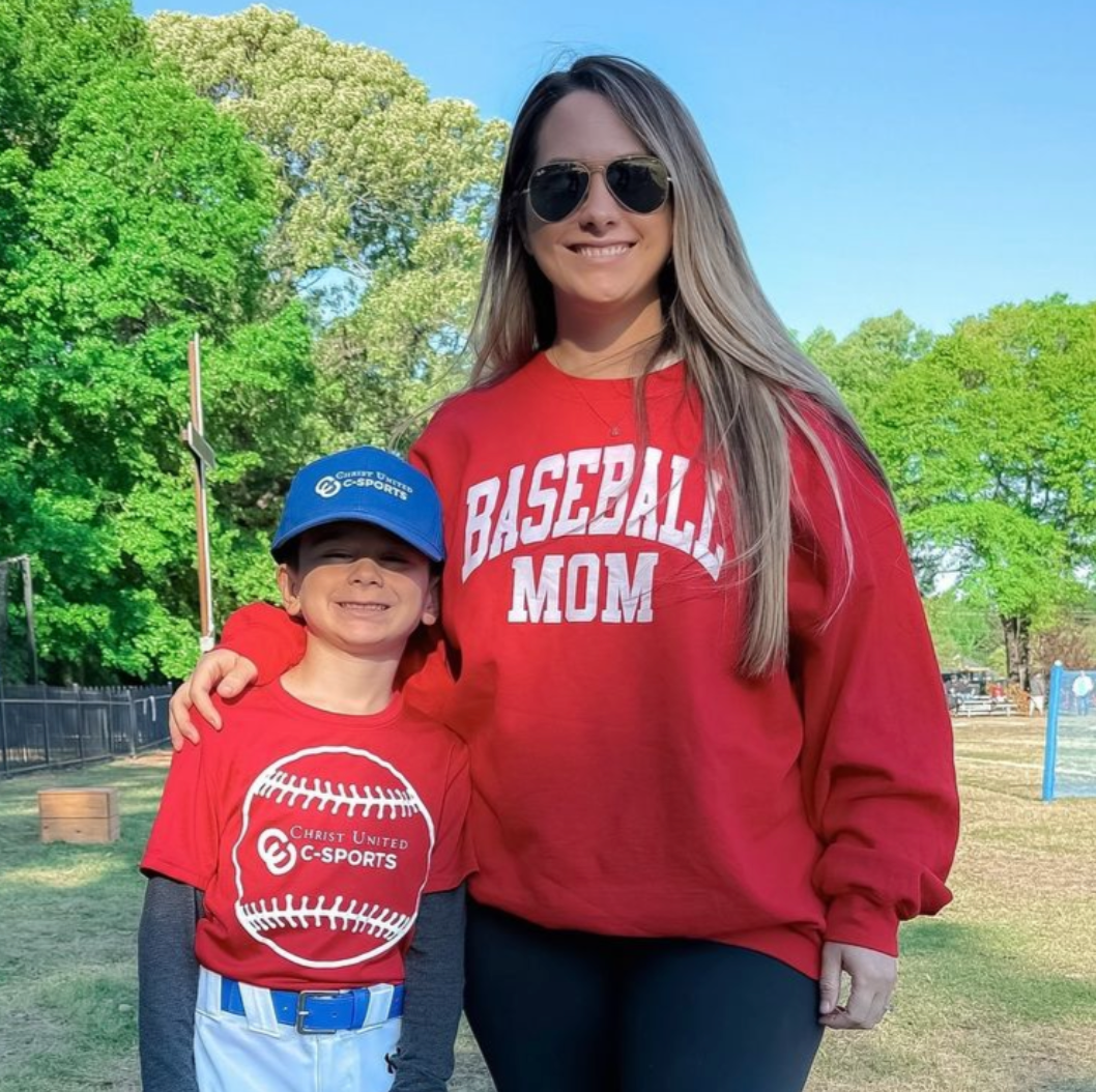 Varsity Style - Sports Moms - (Choose Your Sport) - Basic Fleece Little Mama Shirt Shop LLC