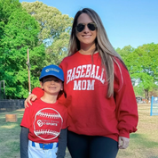 Varsity Style - Sports Moms - (Choose Your Sport) - Basic Fleece Little Mama Shirt Shop LLC