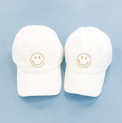 Adult Size - Smiley Face - Baseball Cap Little Mama Shirt Shop
