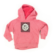 Checkers Smiley - (Choose Your Sports Ball) - Child Hoodie Little Mama Shirt Shop LLC