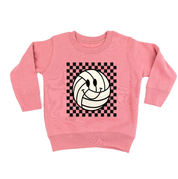 Checkers Smiley - (Choose Your Sports Ball) - Child Sweater Little Mama Shirt Shop