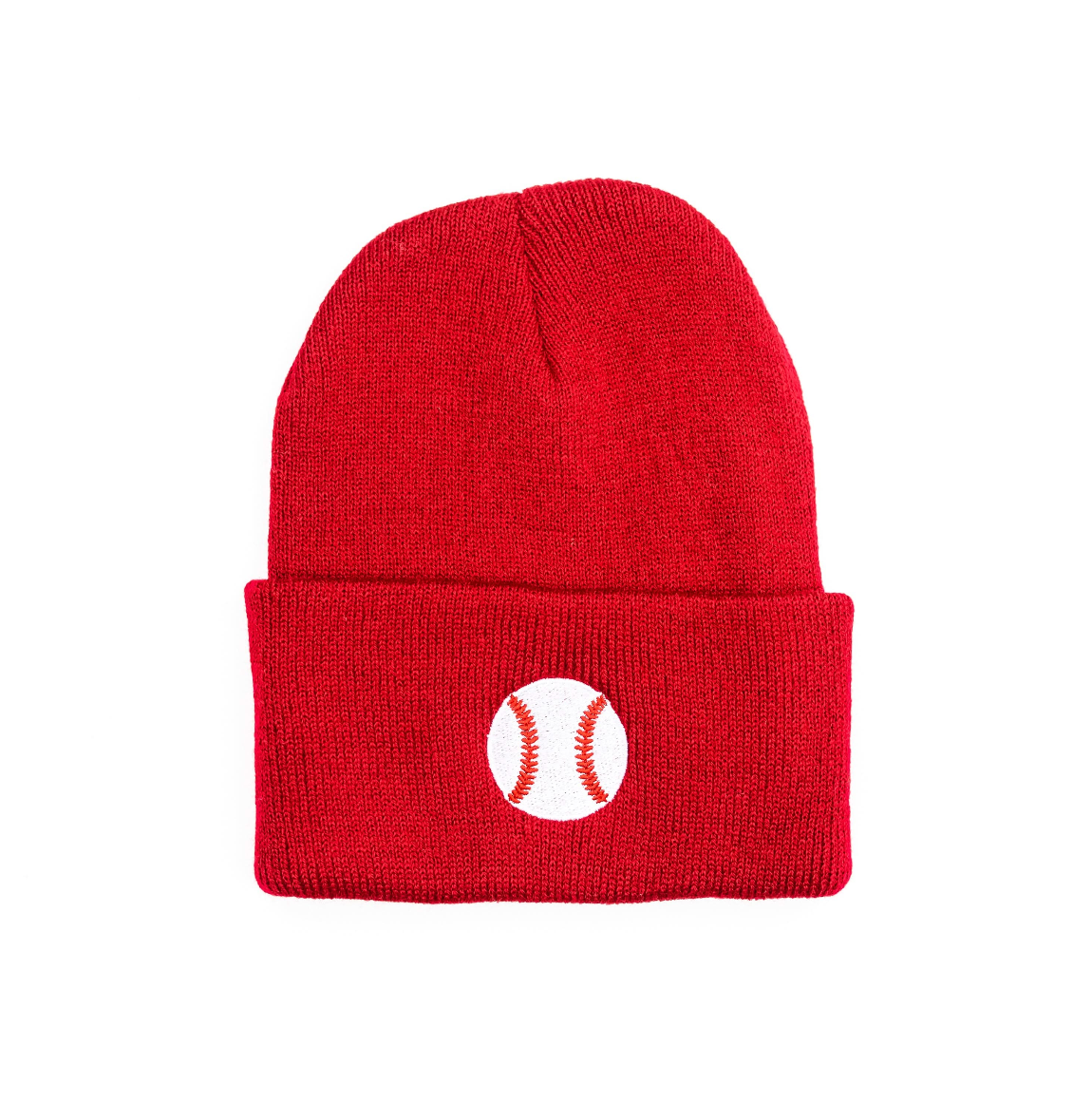Child Beanie - Baseball - Navy Little Mama Shirt Shop LLC