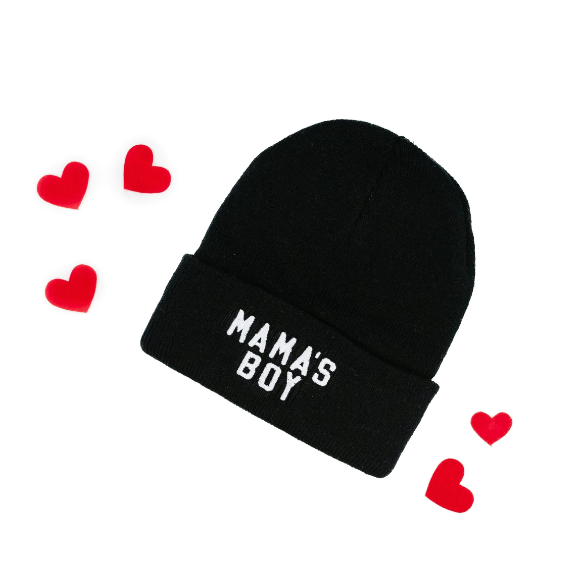 Mama's Boy - Child Beanie Little Mama Shirt Shop LLC