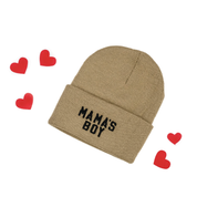Mama's Boy - Child Beanie Little Mama Shirt Shop LLC
