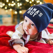 Mama's Boy - Child Beanie Little Mama Shirt Shop LLC