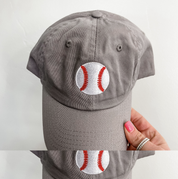Baseball (Solid) - Child Baseball Cap Little Mama Shirt Shop